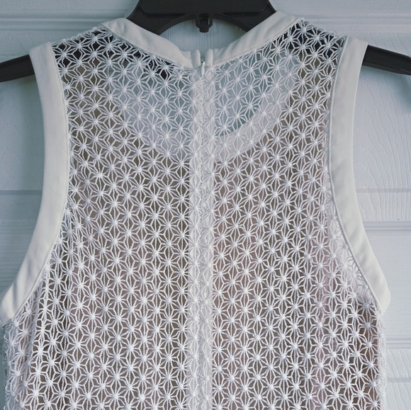 New!!! Adelyn Rae ✨ Elegant White Melody Lase Sleeveless Women's Jumpsuit Size S - Picture 9 of 16